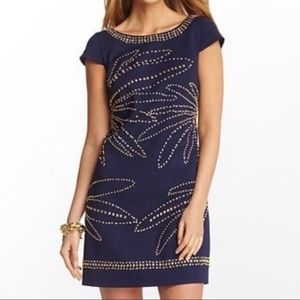 Lily Pulitzer Studded low back cocktail dress - Size 12